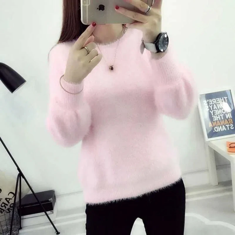 Spring Autumn New Round Neck Long Sleeve Fashion Sweater Women High Street Casual Loose Pullovers Elegant Comfortable Chic Tops