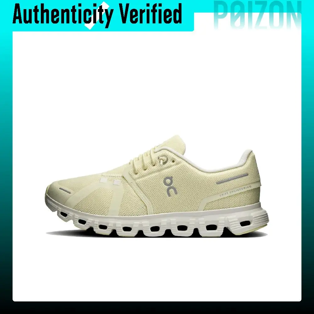On Cloud 6 Casual Running Shoes Women's Light Yellow 3WF10064654