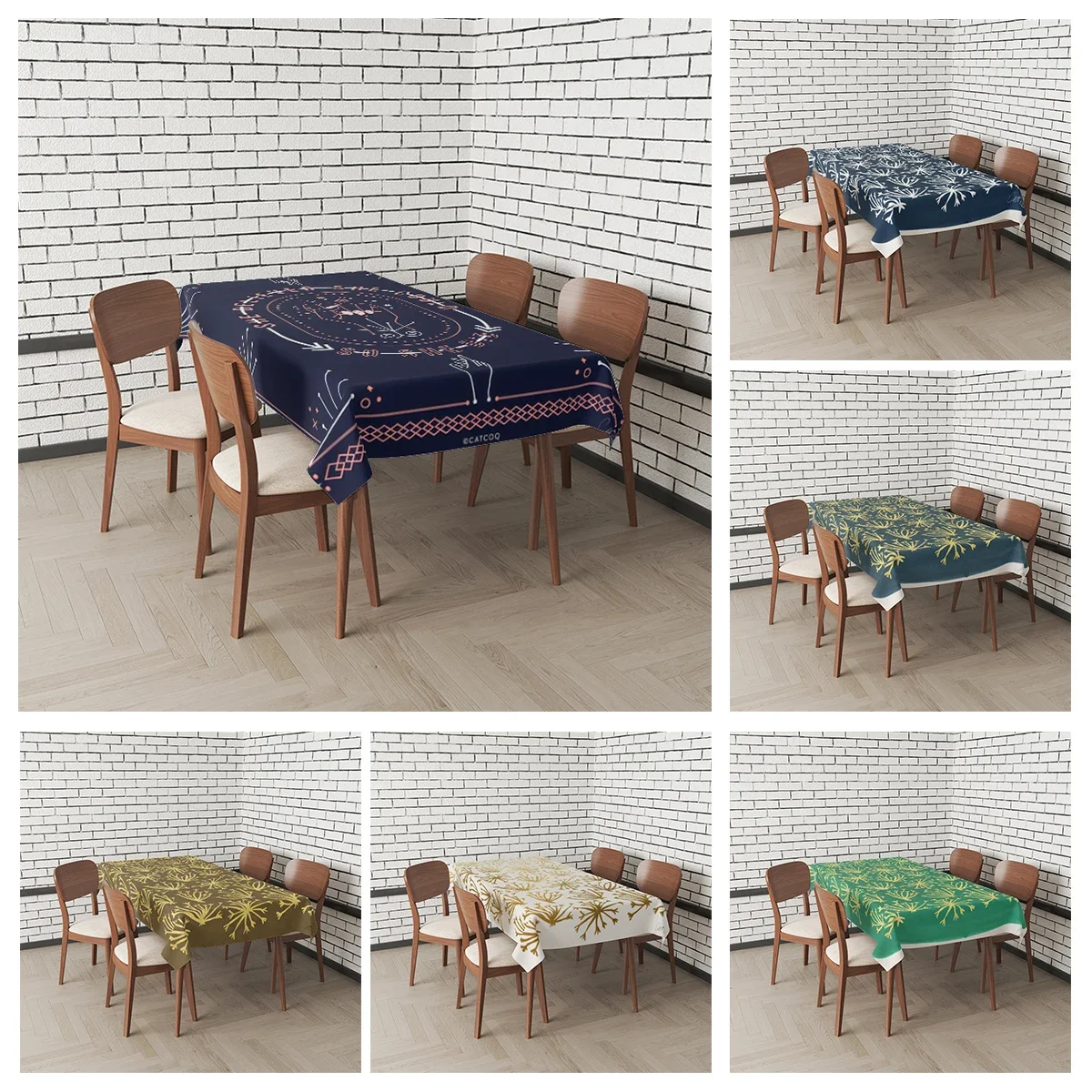 

Домашние скатерти для украшения столового аниме и прямоугольные Аксессуары для стола Водонепроницаемая Ткань Скатерть против пятен aaaa