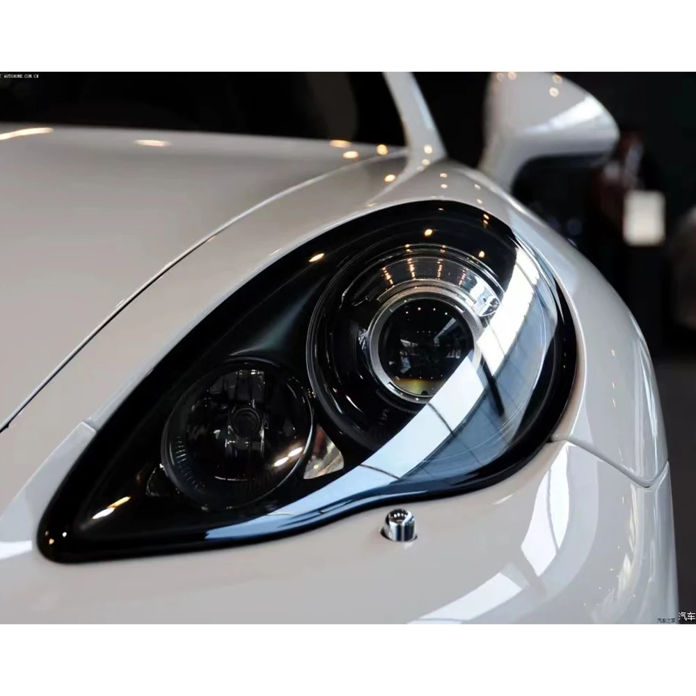 

Для Porsche Panamera 2010 2011 2012 2013, крышка объектива передней фары автомобиля, прозрачный корпус фары из плексигласа, автомобильные аксессуары
