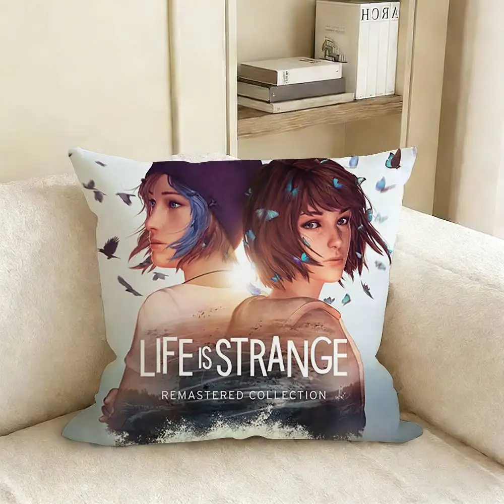 Game L-Life Is S-Strange Pillow Case Living Room Sofa Cushion Cover Suitable For Home Bedroom Room Decoration