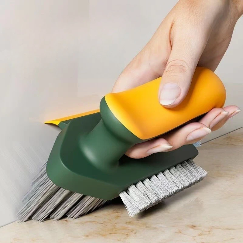 Multifunctional Gap Brush  Bathroom Brush  Floor Seam Brush  Scraping Brush Integrated Bathroom Corner Gap Toilet Cleaning Brush