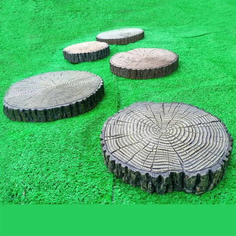 

Stepping Stone Mold Cement Imitation Garden Paving Park Old Grinding Ting For Home Decoration