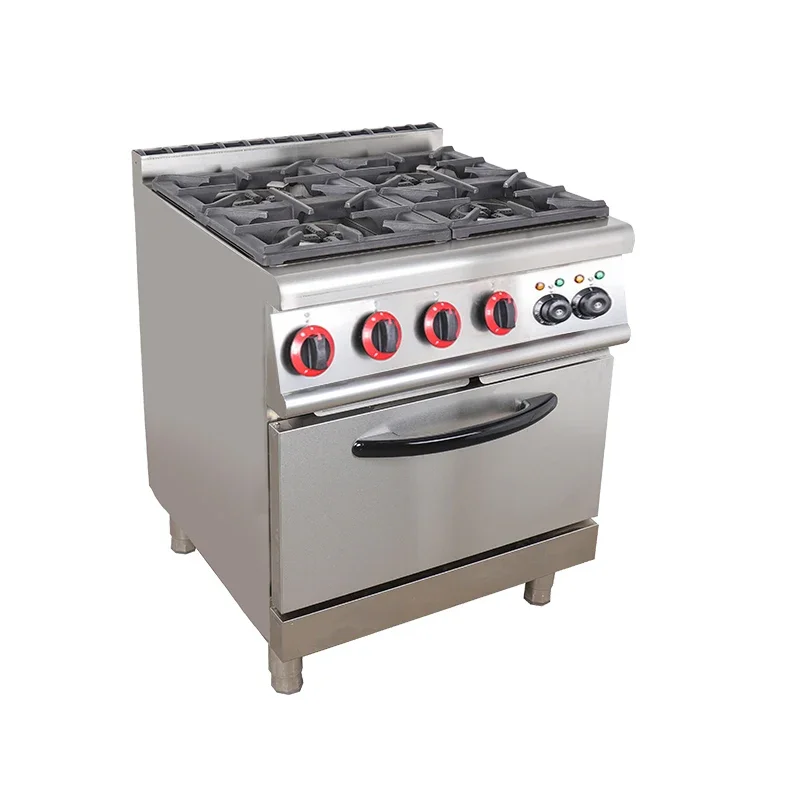 

Stainless Steel Cooker Gas Stove Kitchen Equipment Burners Gas Range with Oven