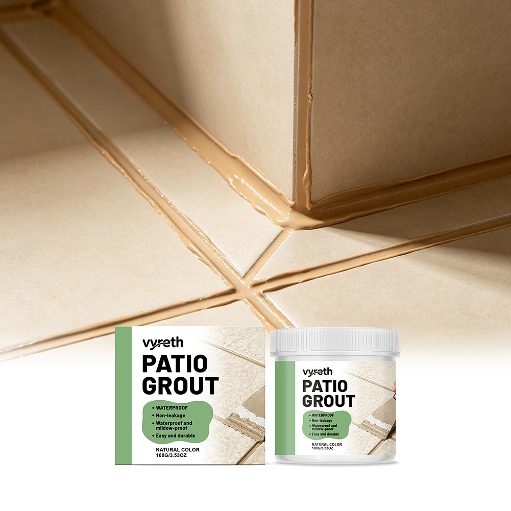 Waterproof Tile Grout,Floor Tile Joint Repair Cracks Filler,Quick Dry Tile-Gap Repair Paste,Crack-Resistant Paving Filler