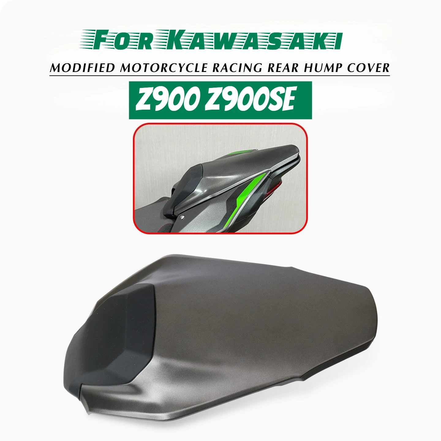 

Для Kawasaki Z900 Z900SE Z 900 2025 2026: Задний обтекатель сиденья пассажира, верхние накладки, облицовка сидений, аксессуары для мотоциклов
