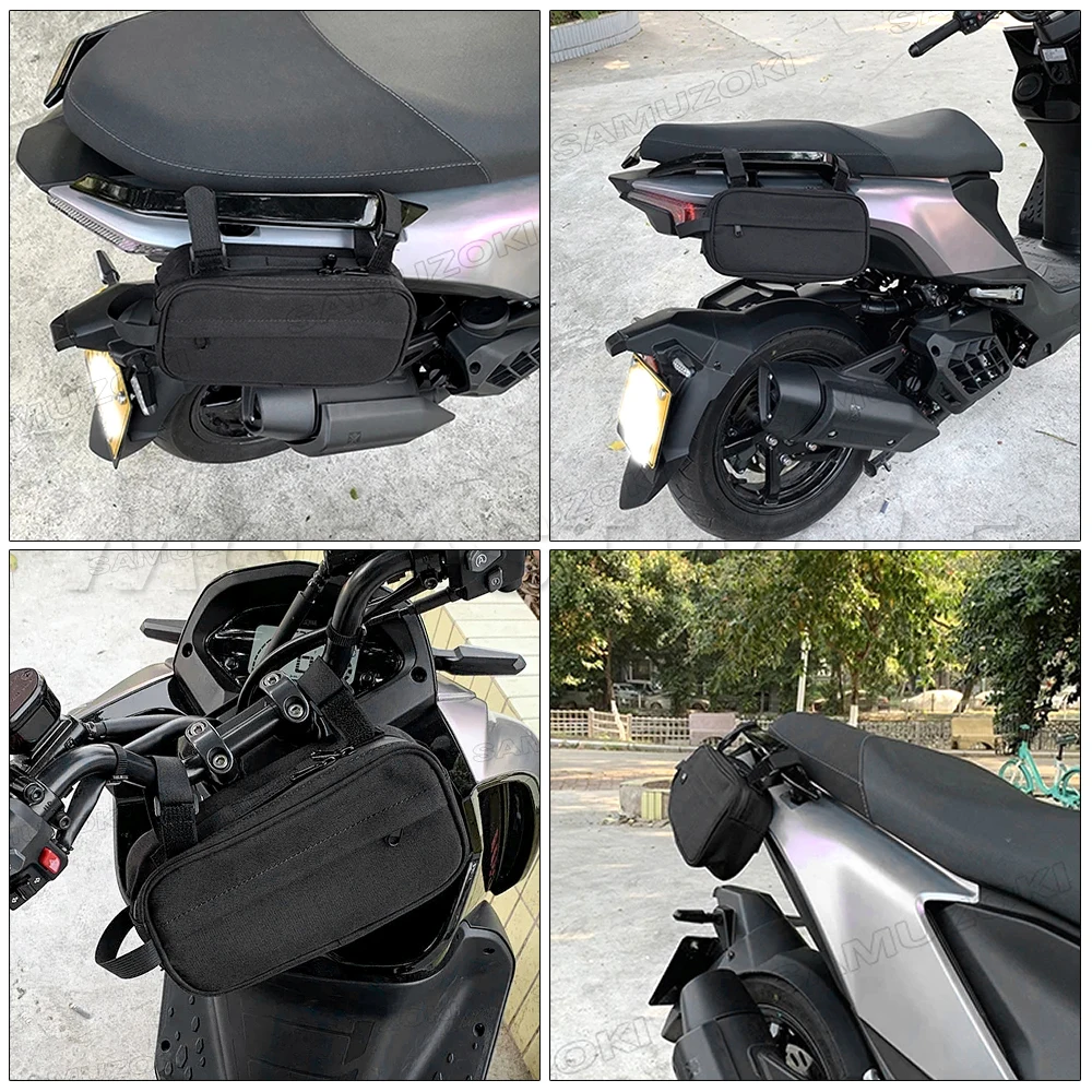 Motorcycle Front Handlebar Hanging Bag Diagonal Backpack for Yamaha Honda Suzuki Kawasaki Vespa BMW - Side Bag Handbag