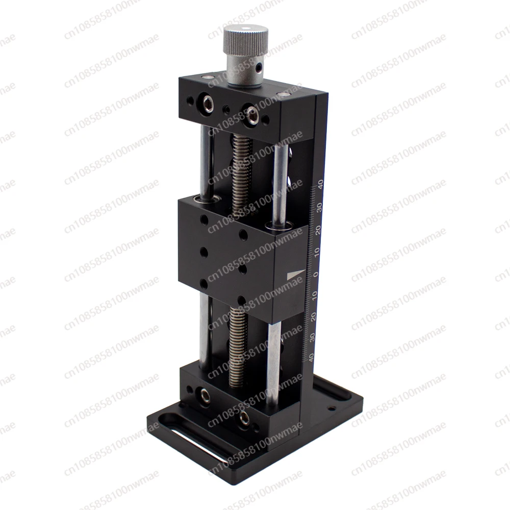 80x60MM Z-Axis Manual Column Lifting Platform Laboratory Optical Displacement Platform Stroke 30MM/60MM/100MM