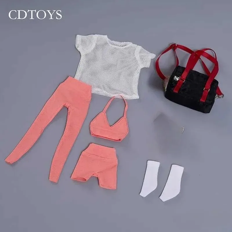 Cdtoys Cd075 1/6 Female Yoga Suit Sports Wear Clothes Model Fit 12'' Soldier Action Figure Body Dolls Toys