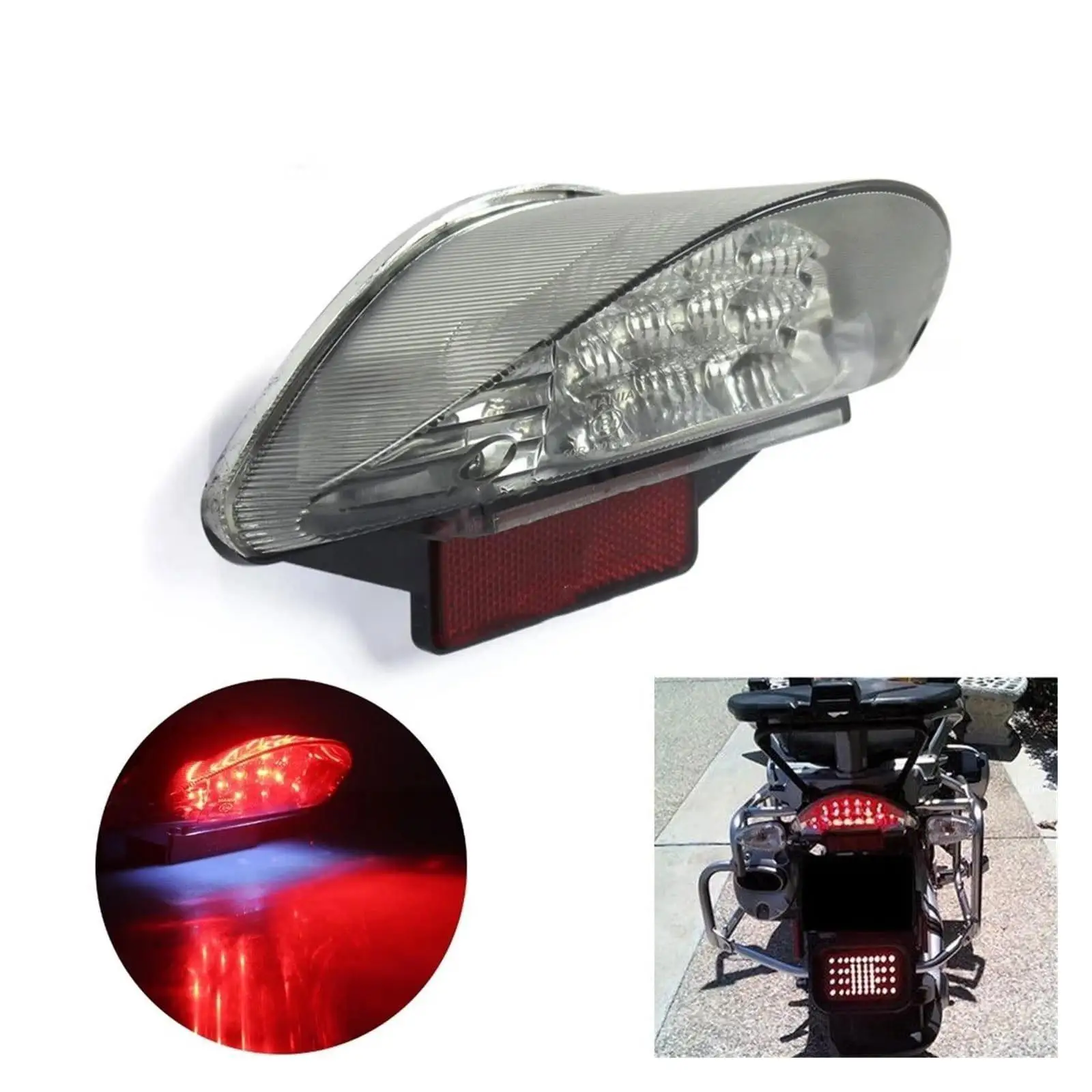 

Motorcycle Tail Lamp Brake Lamp Components Maintenance Direct Replaces License