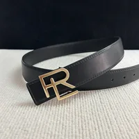 Cinturón de cuero de alta calidad de 3,8 cm de ancho, cinturones famosos de diseñador de marca de lujo para mujer, correa para pantalones vaqueros, cinturón con hebilla de Metal para hombre