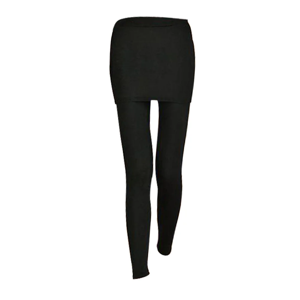 

High Waist Tummy Control Leggings Skirtss with Attached Leggings Pregnant for Women Pleated Two One Pants Woman Skirtsss