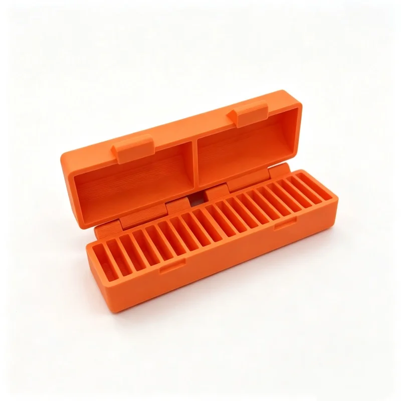 Square Rectangular CR2032 Battery Storage Box 20 Hole Portable Protective Case Holder for Small Electronics Prevents Loss