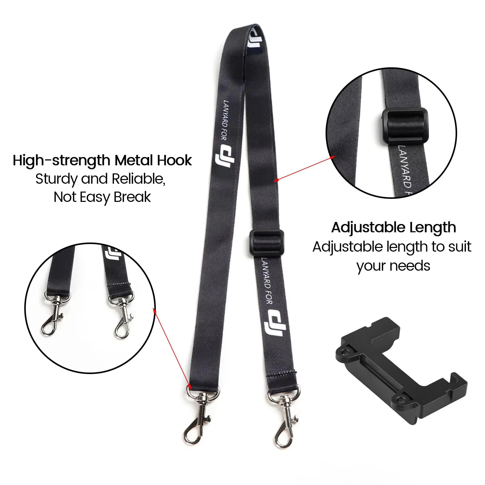 Lanyard Neck Strap Drone Accessories for DJI Mini 4K / 2/2 SE / 3/3 Pro, for DJI Flip/Neo/Mavic 3 / FPV, and DJI Air 3S / 3 / 2S