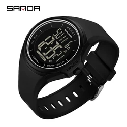 Sanda Fashion Simple Sport Watches Men Military Digital Watch Alarm Clock Shock Resistant Waterproof Relogio Masculino 2131