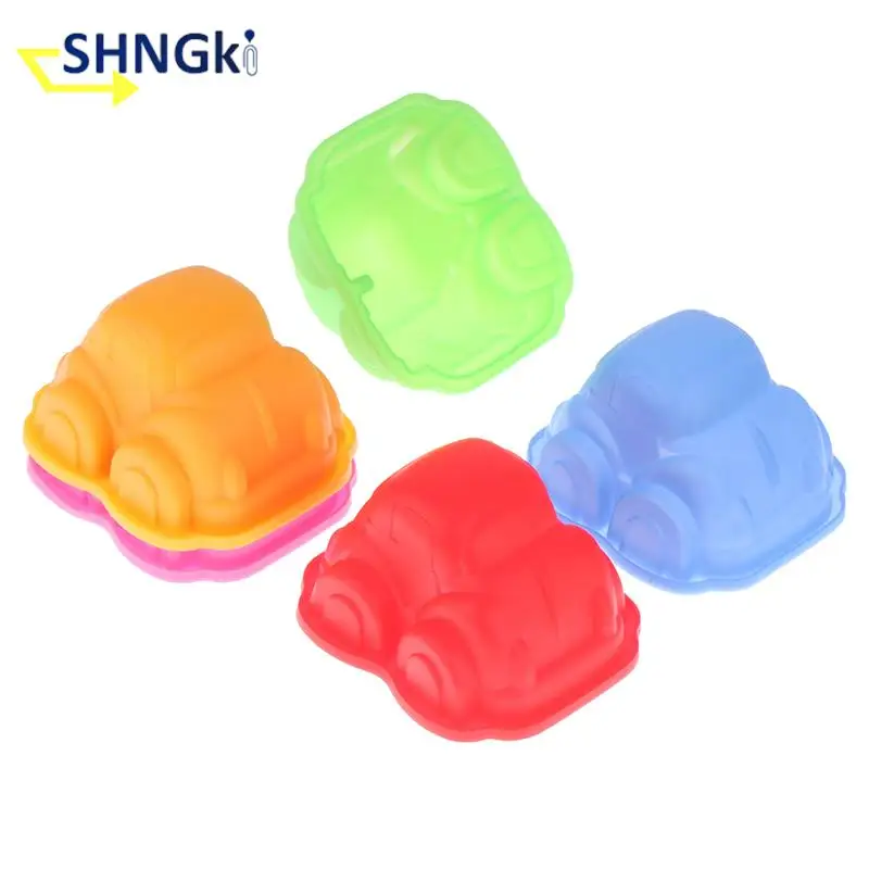 1Pc Cartoon Car Shape Silicone Mold Kicthen Bakeware Cake Decoration