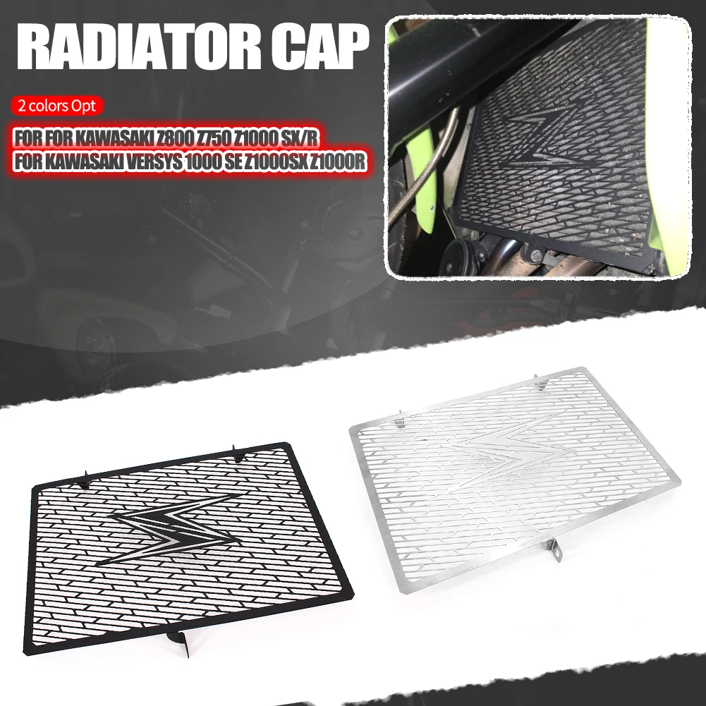 

For Kawasaki Z800 Z750 Z1000 SX/R Versys 1000 SE Z1000SX Z1000R Motorcycle Accessories Radiator Grille Guard Protector Cover
