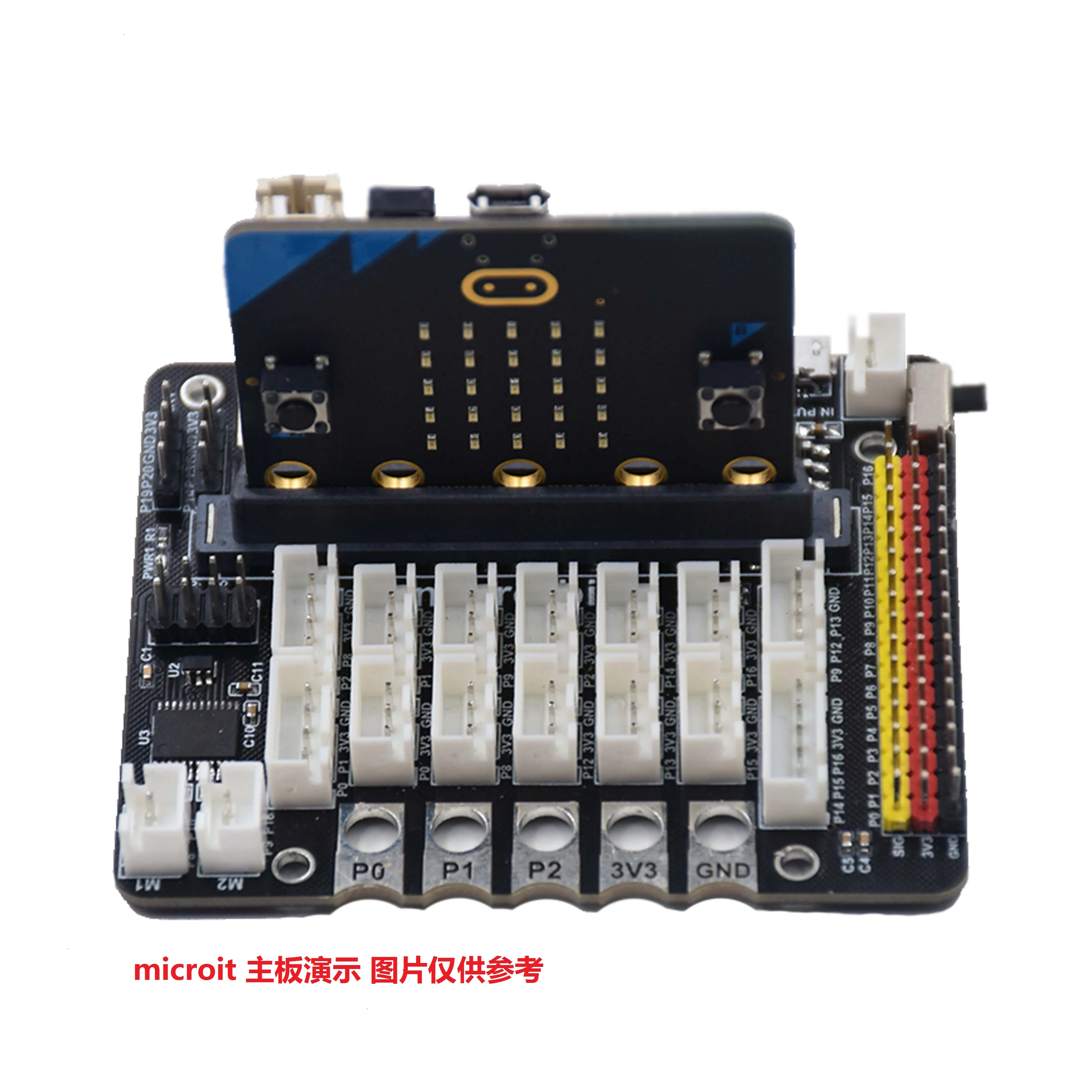 Microbit Multifunction Expansion Board GPIO Building Block Motor Development Driver Board for Arduino