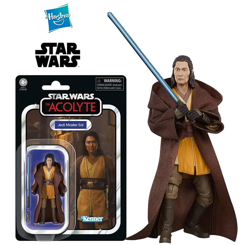 Hasbro Kenner Star Wars The Acolyte Jedi Master Sol 3.75 Inches Original Action Figure Model Toy Gift The Vintage Collection