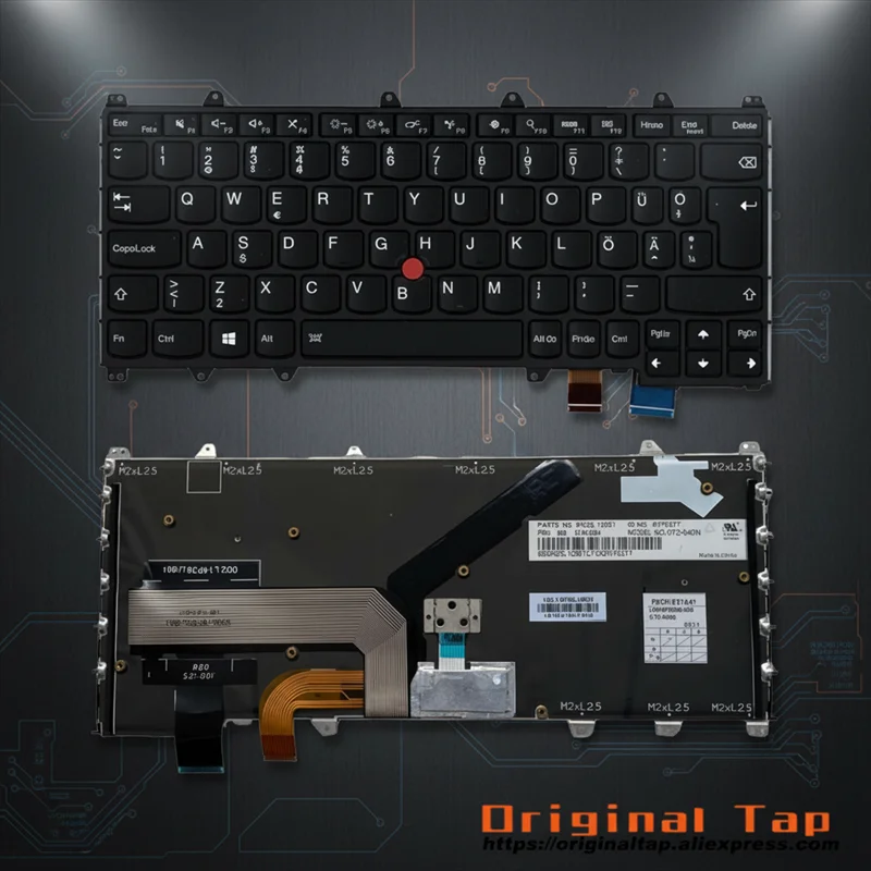 

Клавиатура с подсветкой EE Estonian для Lenovo Thinkpad Yoga 260 00PA161 00PA243