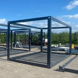 20FT Prefab Quick Assembly Galvanized Container House Prefabricated Container Metal Frame Assembled Container Frame