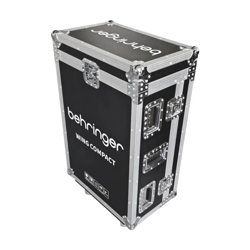 เคสใส่เครื่องเสียงแบบมีล้อสำหรับระบบเสียงดิจิตอลมิกเซอร์ Behringer Wing-Compact รุ่นปรับแต่งพิเศษ