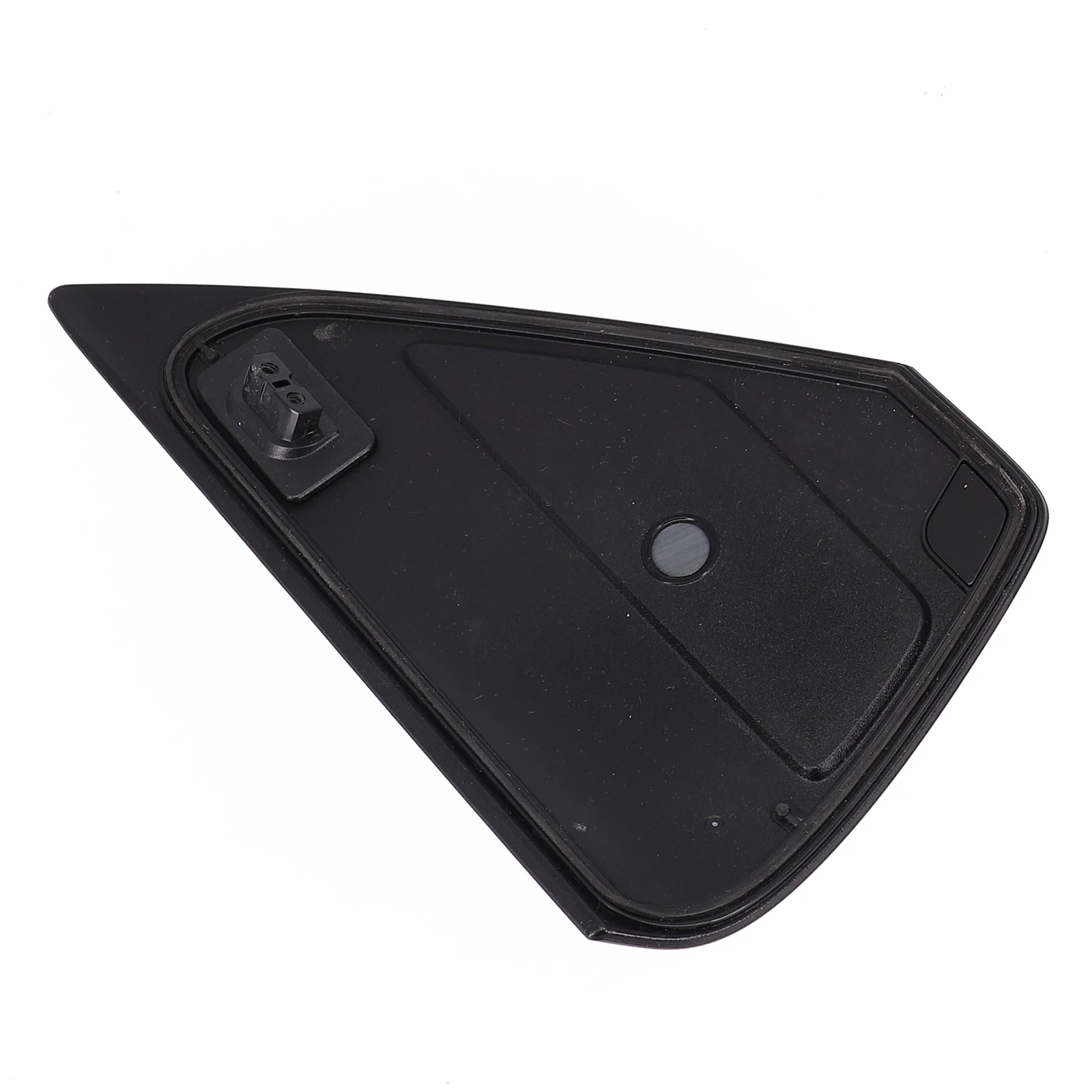 Left Side Driver Charge Door Cover Reflector for Tesla Model 3 Y 2017-2023 ABS Material with Red Lens Black Shell