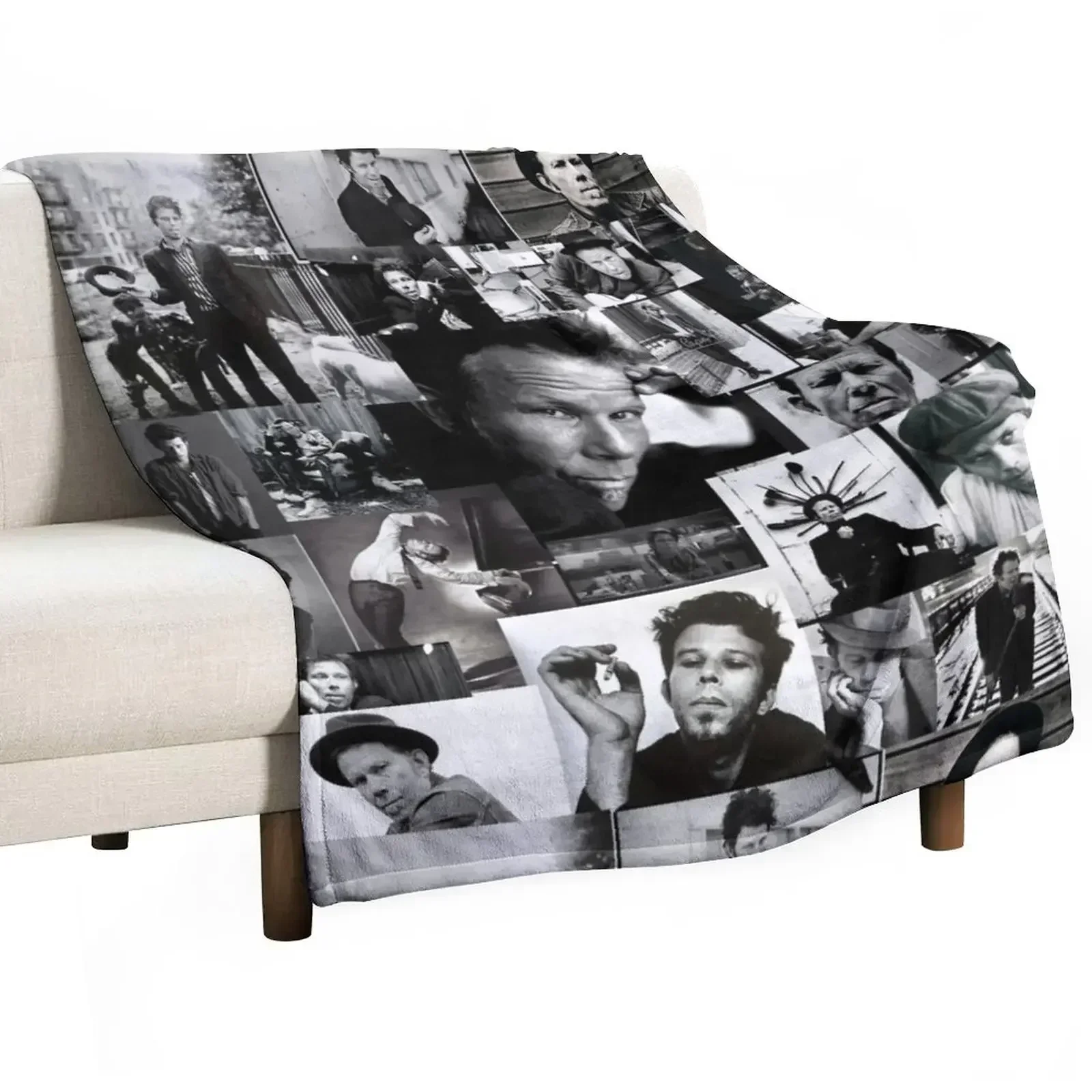 

Tom Waits Throw Blanket Luxury Designer warm for winter Blankets