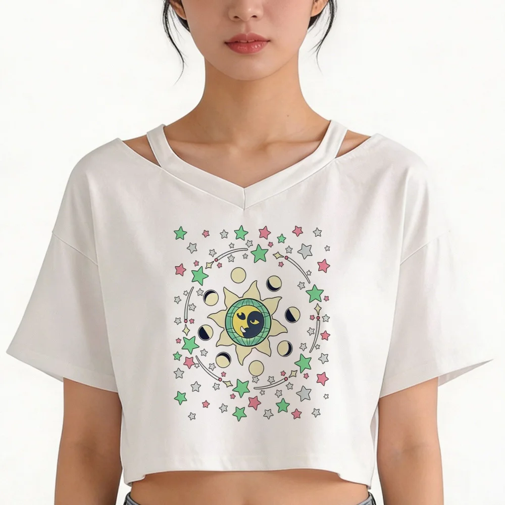 the Owl House cropped top ladies cutecore goth gyaru cheap summer t shirt party cutecore harajuku grunge