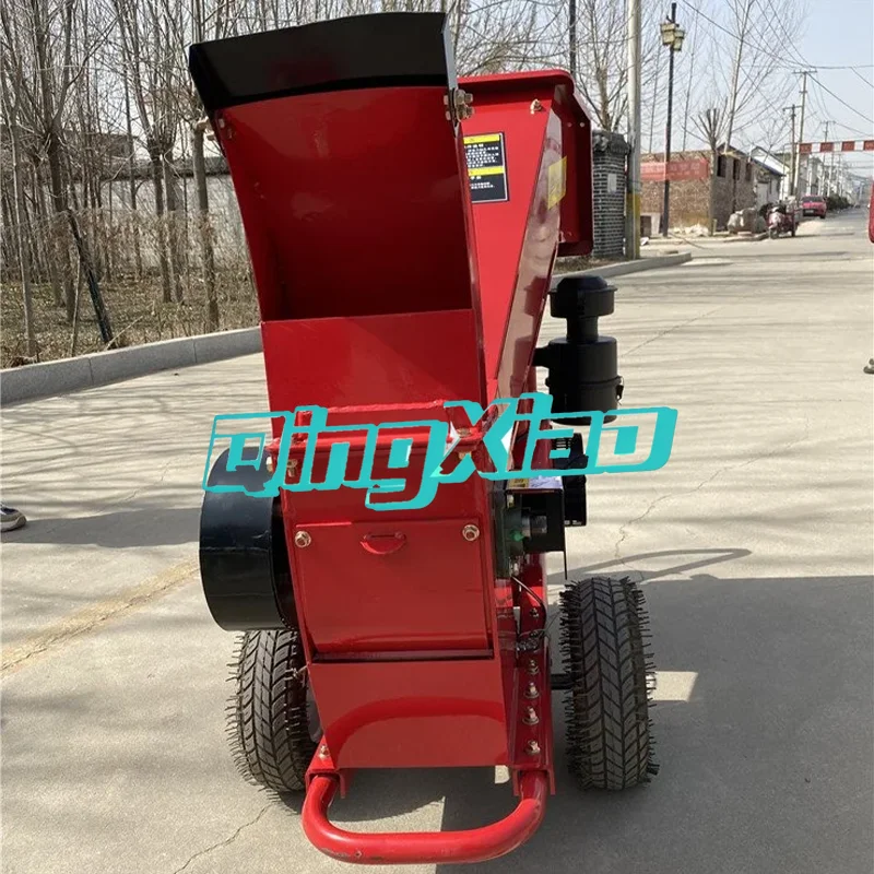 Heavy Duty Wood Chipper Shredder Logger Branch Wood Cutting Home Domestic Use  High Efficiency  Portable Garden Forestry Machine