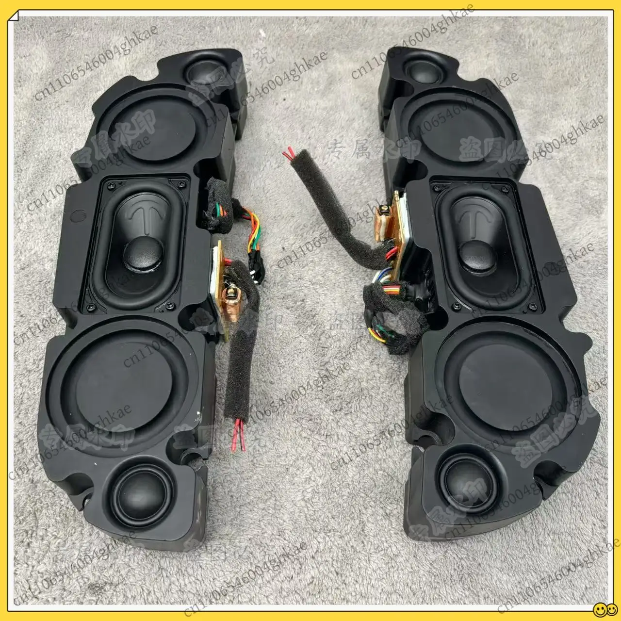 

High sound quality two-way three-speaker dual-bass diaphragm passive speaker long-stroke dual-treble passive audio speaker