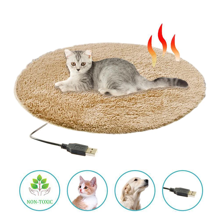 Pet Electric Blanket Heating Constant Temperature USB Plug-In Dog Cat Small Heater, Suitable For Small Cats And Dogs