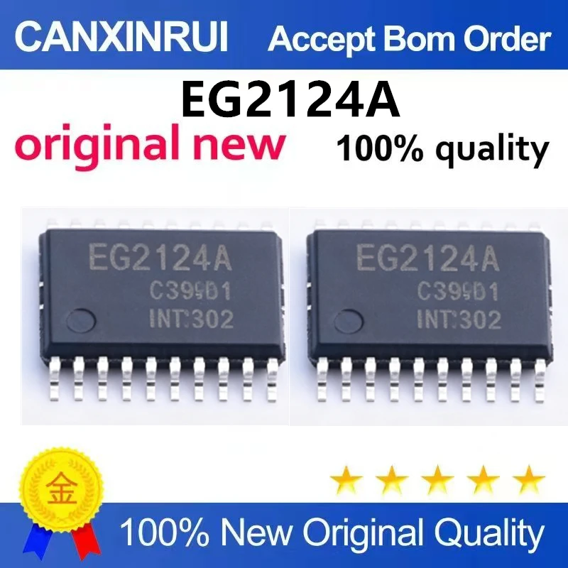（5pcs-100pcs）Original brand new EG2124A SMT TSSOP20 300V three-phase half bridge driver chip