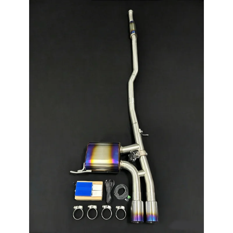 Titanium Catback Exhaust System with Valvetronic for BMW MINI Cooper Mini JCW F56 F57 2014-2018