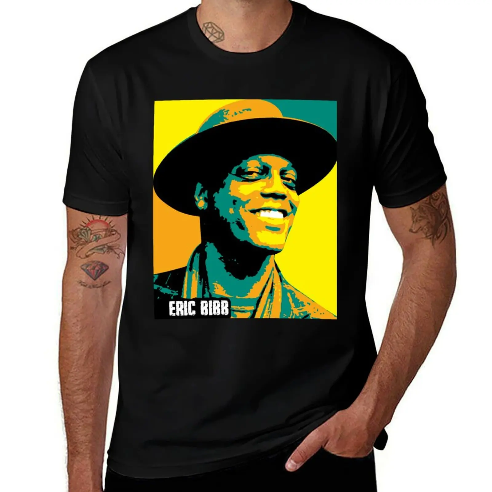 Eric Bibb. Eric Charles Bibb. An American-Born Blues Singer And Songwriter. Sticker T-Shirt Big Size Simple T-Shirt