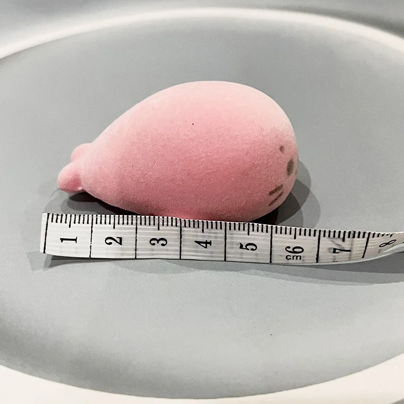 Japanische Original Nette Kreative Beflockung Mini Siegel Weiche Prise Zappeln Cartoon Meerestiere Stress Relief Squishy Lustige Ei Twister