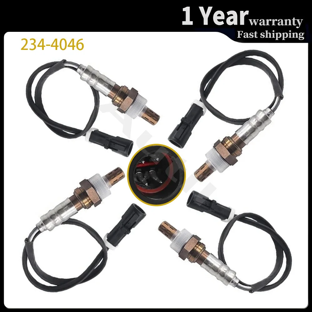 

4 шт. 234-4046 для Ford F150 1997-2008 гг. Пикап 4.2L 4.6L 5.4L Автомобильный датчик кислорода O2 Лямбда вверх и вниз 234-4610 234-4045