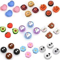 New Cute Silicone Soft Thumb Stick Grip Cap Joystick Cover Protector For Switch Oled NS Lite Joy-con Controller Thumbstick Case
