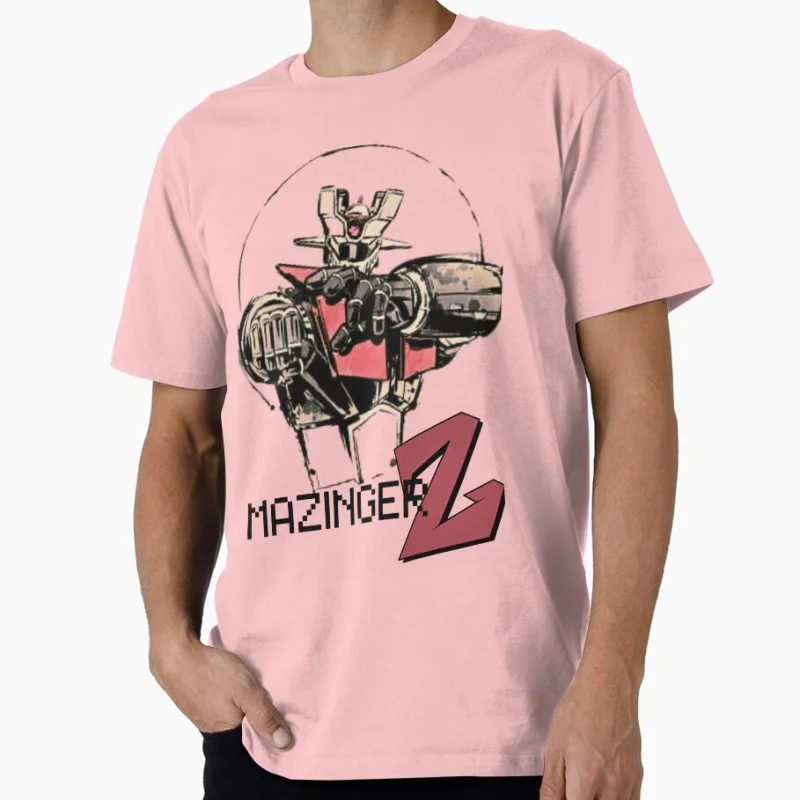 mazinger z mighty warrior machine Classic Mecha Anime UFO Robot Grendizer Gift t shirt Y2K clothes All size Tops Cartoon Tee