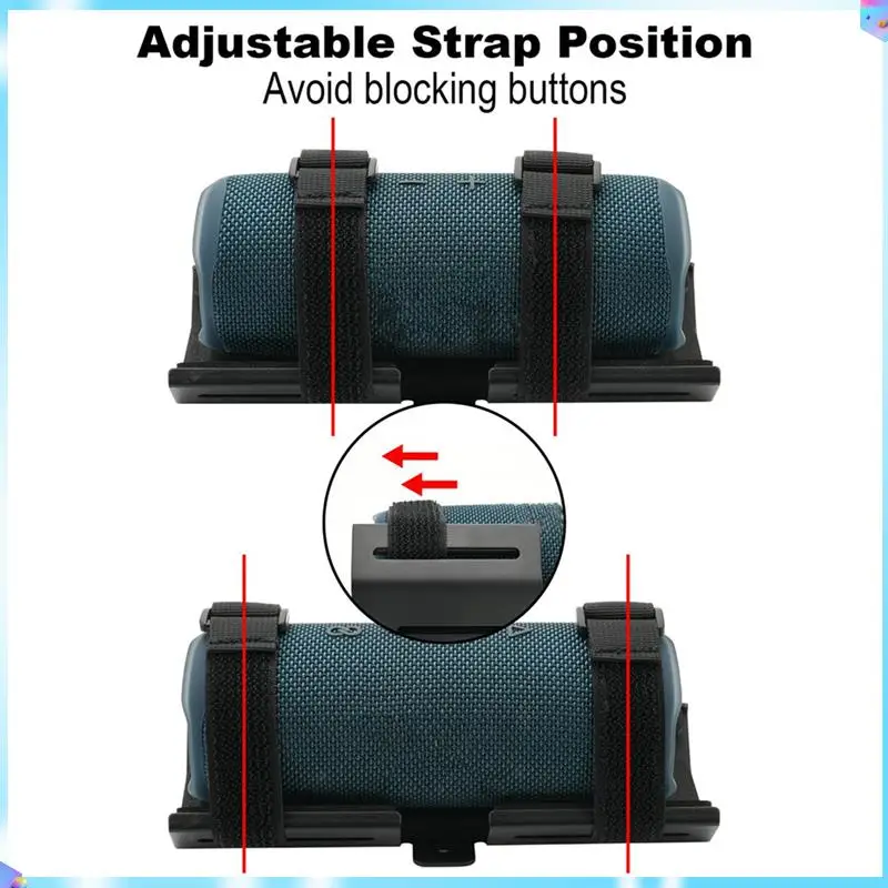 N93R 2X Dudukan Speaker Portabel untuk Jet Ski/Mobil Salju/Perahu/Sea-Doo, Dudukan Logam Braket Speaker untuk Pengisi Daya 4