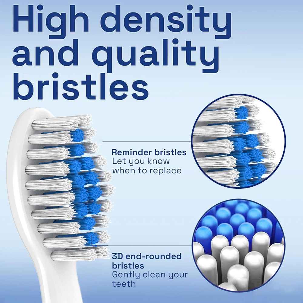 Compatible with Philips Sonicare Electric Toothbrush Replacement Toothbrush Brush Heads, Multifunctional Brush Head for Sonicare image 5