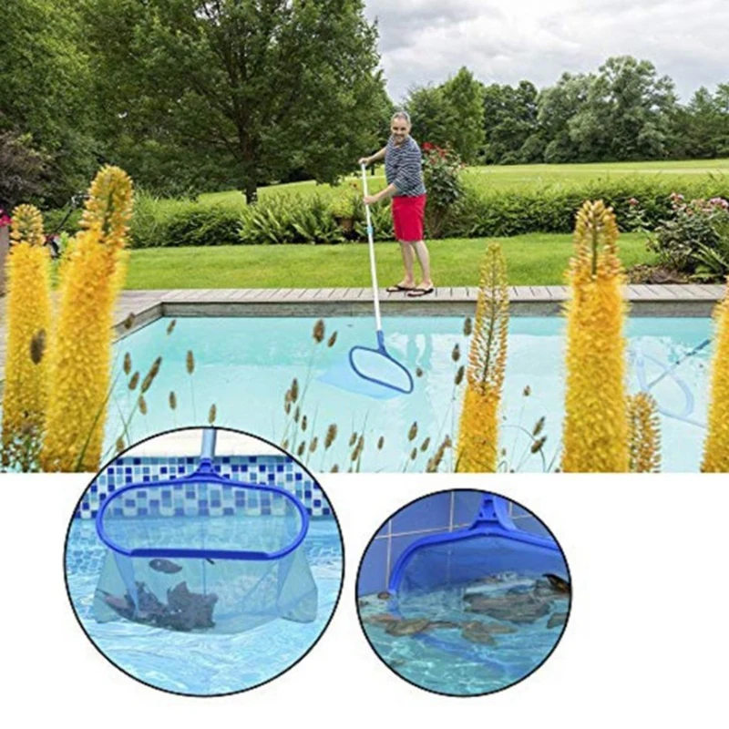 ●1PCS Garbage Swimming Pool Tool Deep Water Leaf Picker Cleaning Equipment Fishing Net