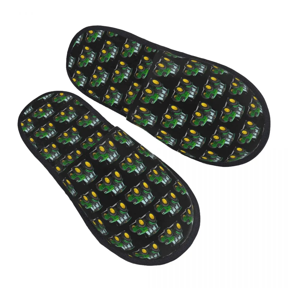 Tractor Guest Slippers for Spa Women Custom Print House Slipper