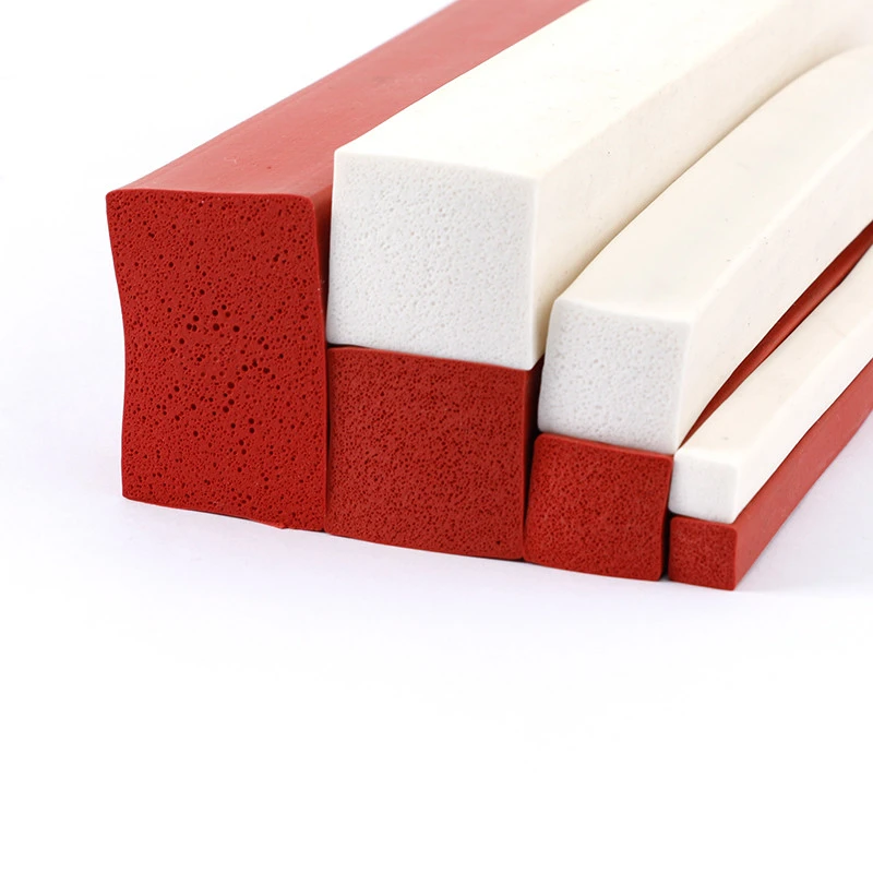 Striscia di schiuma di Silicone isolamento termico resistenza alle alte Temperature barra in gomma siliconica 1mm - 40mm di spessore 1 metro rosso
