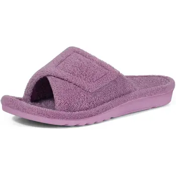 Litfun Women Fuzzy House Slippers Orthopedic Plush Slide With Arch Support Non-slip Furry…