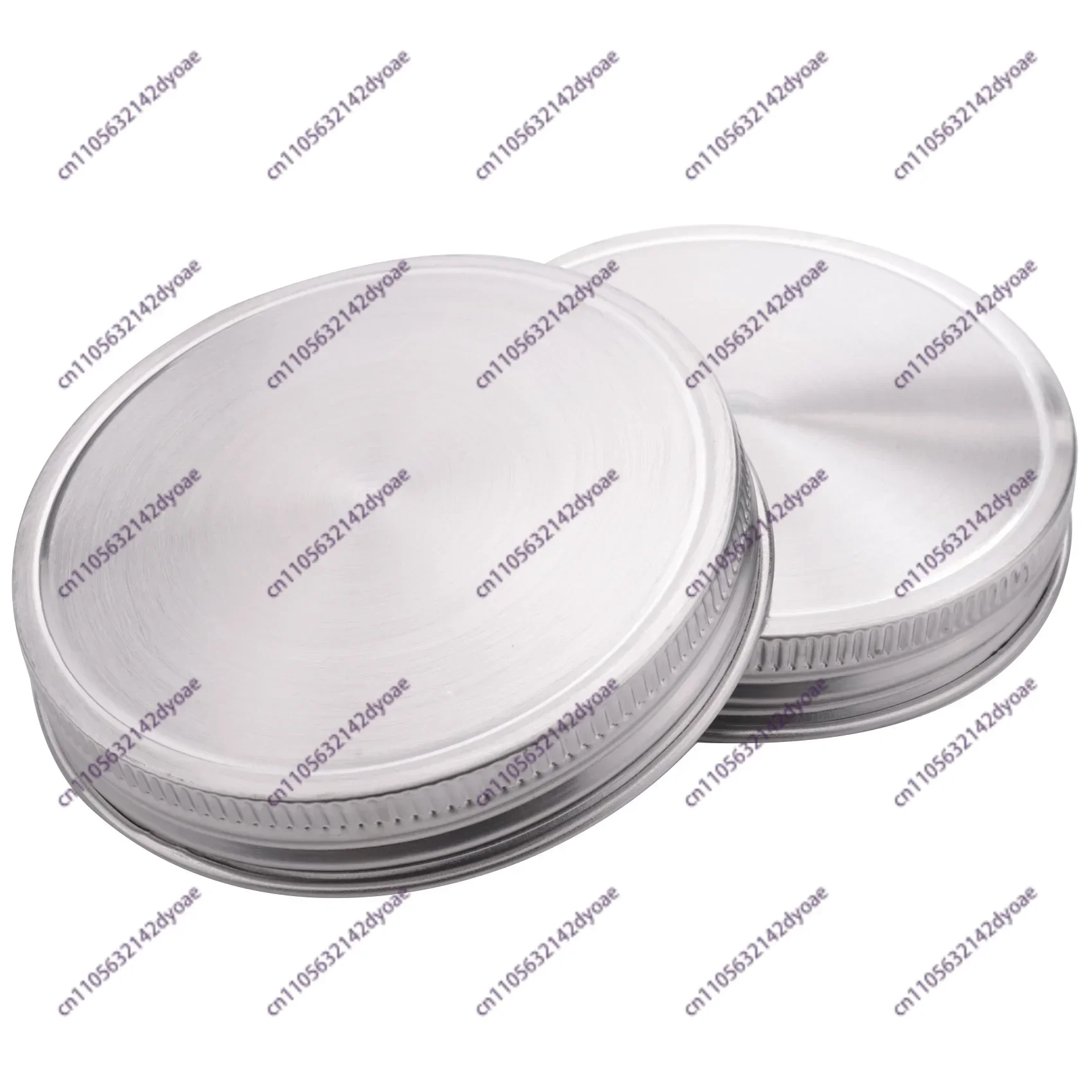 Sale 8 Pcs Stainless Steel Jar Lids 86Mm Sealed Leak Proof Cover With Silicone Seals Resistant Storage Solid Caps Wide Mouth Lid