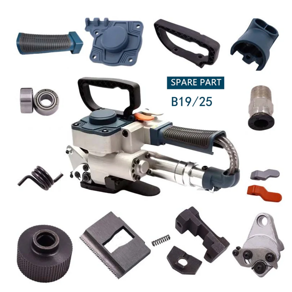 

BateRpak B19/25 PET Pneumatic Strapping Tools Spare Part A19066 Tight Wheel,A19019 Bottom Die,1pcs price