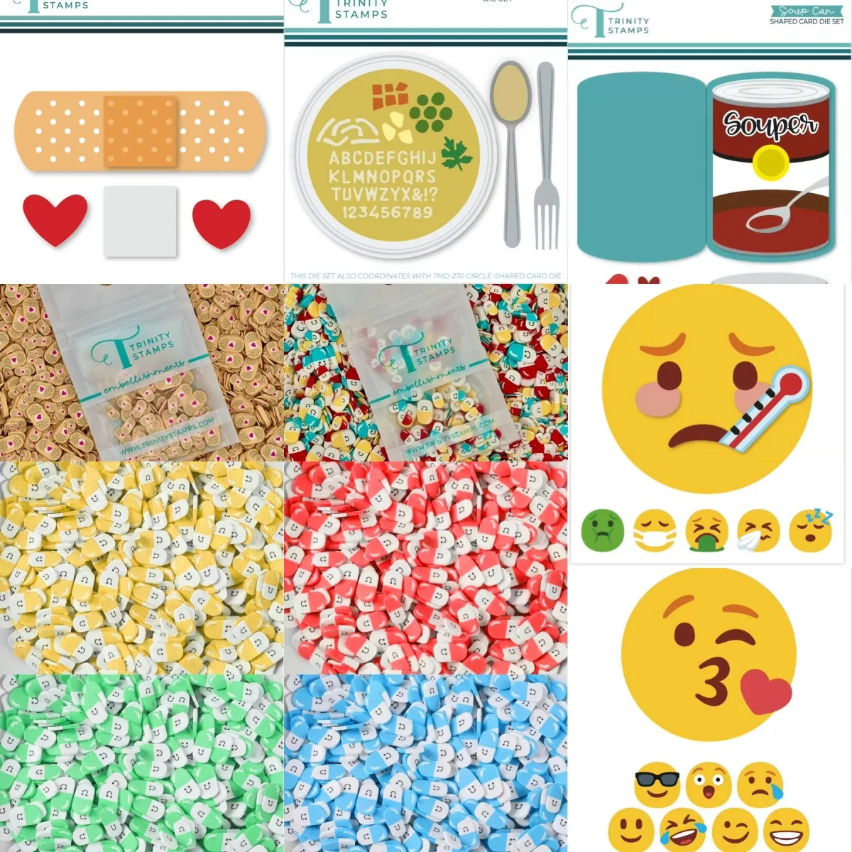 

embellishments Shake Card Polymer Clay paper card metal cutting dies sets album mould embossing craft decorating scrapbook 2025