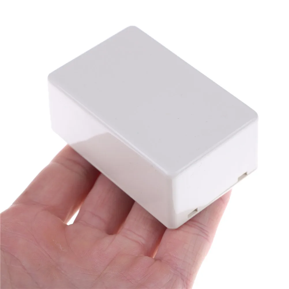 1pcs Plastic Waterproof Cover Project Electronic Instrument Case Enclosure Box 70 X 45 X 30mm White Junction Box