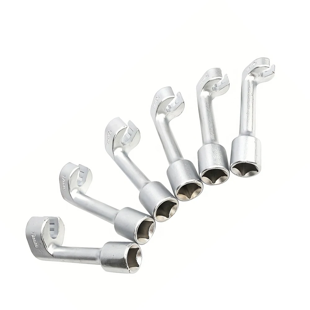 6 teile/satz Diesel Kraftstoff Injektor Linie Injektion Steckschlüssel Set Kraftstoff Injektion Rohr Steckschlüssel für Auto Reparatur